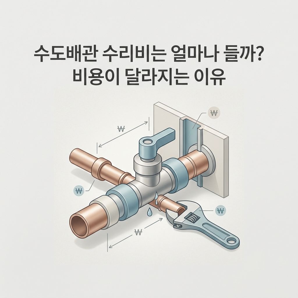 수도배관 수리비는 얼마나 들까? 비용이 달라지는 이유