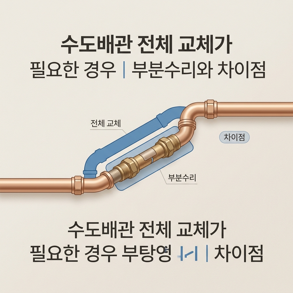 수도배관 전체 교체가 필요한 경우 썸네일