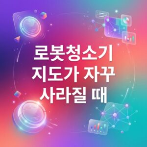 로봇청소기 지도가 자꾸 사라질 때