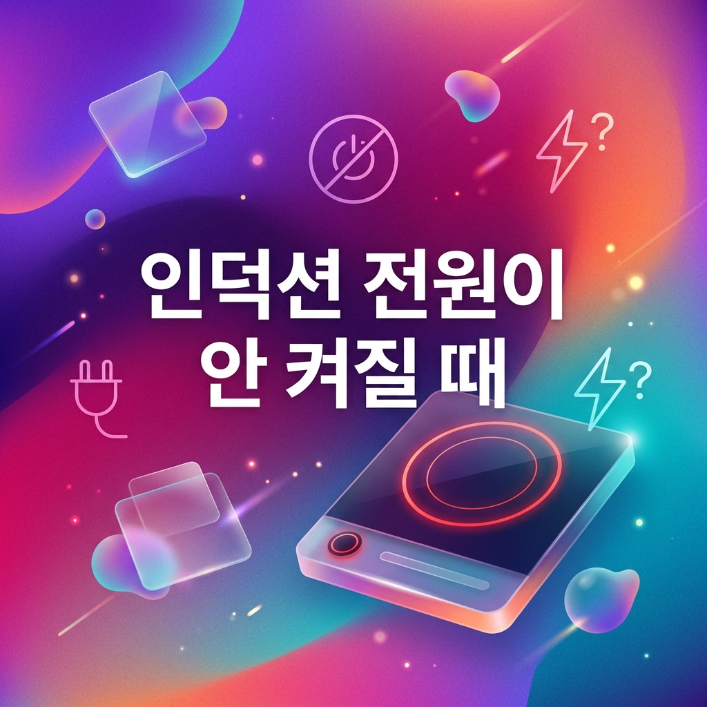 인덕션 전원이 안 켜질 때