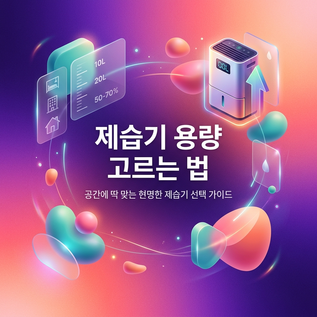 제습기 용량 고르는 법